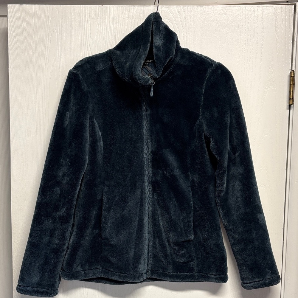 32 Degrees Women's Teddy Jacket -‎ Dark Blue